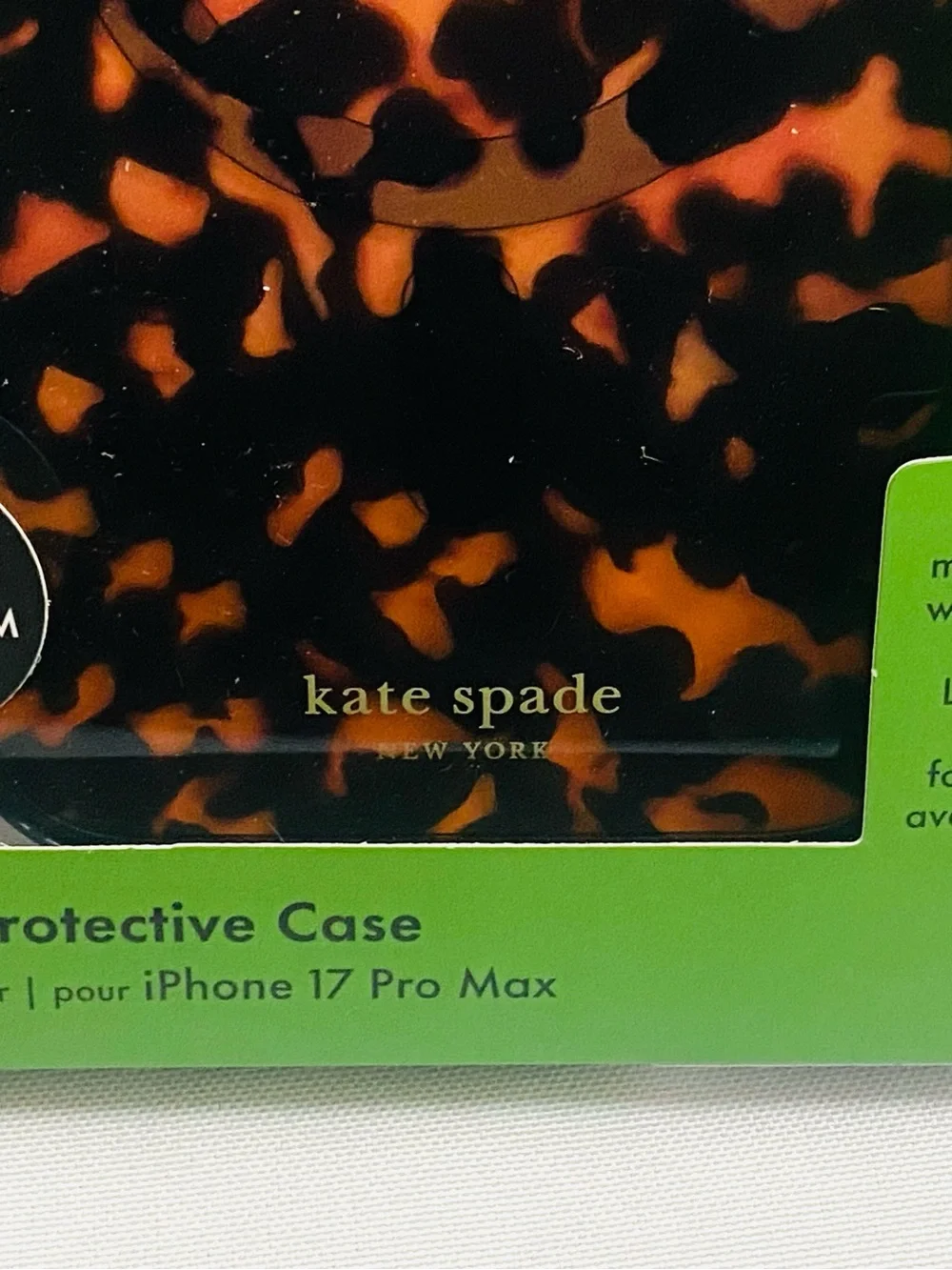 Kate Spade New York Tortoiseshell MagSafe Protective Case – iPhone 17 Pro Max